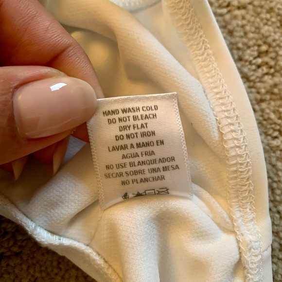 Wolf Pictured White Swimsuit - Picture 5 of 9